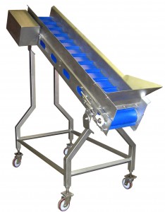 Fabric belt conveyors
