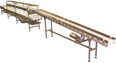 pack-off conveyor