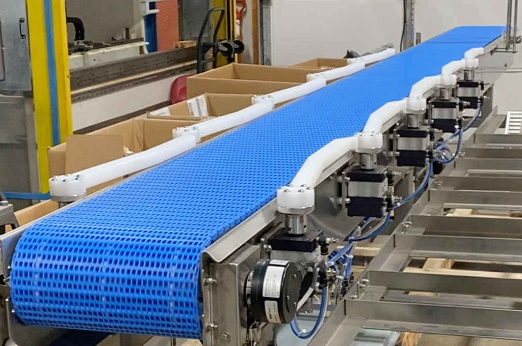 trackIQ sorting conveyor