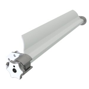 Flex scraper on white background
